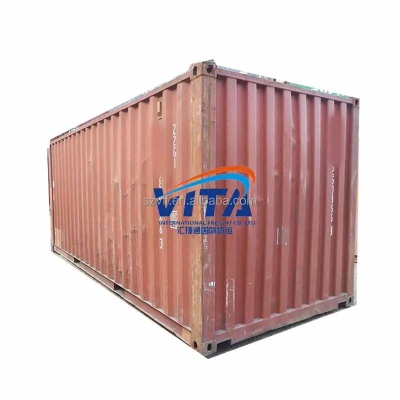 New 20gp tiêu chuẩn container trong Trung Quốc cảng chính và tàu đến Mỹ Canada Úc Châu Âu