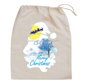 Bolsas pequeñas de algodón con cordón, bolsa con cordón 100% orgánica, bolsa retráctil con impresión personalizada - Product Image 4