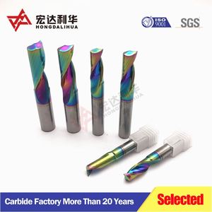 Fraise à queue en carbure monocoupe avec revêtement DLC pour découpe d'aluminium, fraise de fraisage CNC - Product Image 6