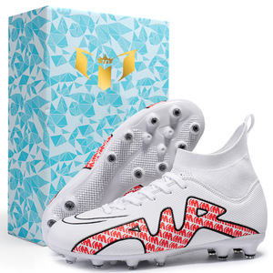 Chaussures de football montantes pour hommes ongles longs bottes de jeu assorties de couleurs pour étudiants de Yuanyang <span class=keywords><strong>enfants</strong></span> femmes hiver PU - Product Image 6