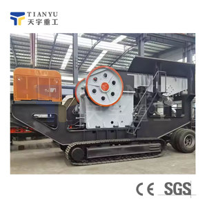 Crawler Mobile Backen brecher für Erz kohle glas Bluestone Pebble Breaking - Product Image 2