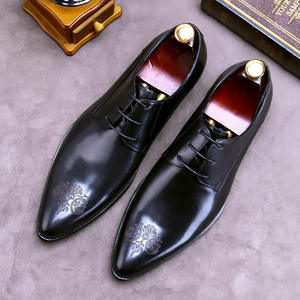 Zapatos Oxford de Cordones Formales y Casuales para Hombre, de Alta Calidad y Más Vendidos, con Parte Superior de Cuero Genuino, Color Verde Perenne - Product Image 3