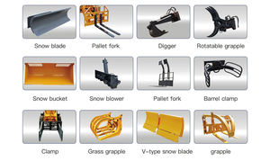 <span class=keywords><strong>ZL12</strong></span> Mini Front End Wheel Loader kecil mesin pertanian Hydraulic Ulis dengan komponen inti mesin bantalan pompa Gearbox PLC - Product Image 4