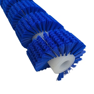 <span class=keywords><strong>Brosse</strong></span> à rouleaux cylindrique personnalisée, en nylon, PP et fil d'acier, à noyau creux pour le lavage des fruits |   Rouleau <span class=keywords><strong>brosse</strong></span> industriel personnalisé - Product Image 3