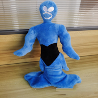 Jouets en peluche monstres personnalisés en gros, anti-stress, en coton PP lavé, jouets en peluche de dessin animé