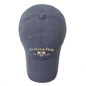 Casquette de sport personnalisée avec votre logo, 6 panneaux, 100% polyester, découpe laser, logo personnalisé brodé, casquette de baseball - Product Image 4