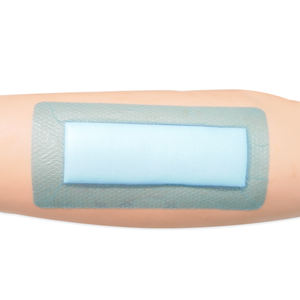 แผ่นปิดแผลซิลิโคนเกรดทางการแพทย์ ซึมซับได้ดี ขนาด 10x7 ซม. สำหรับยึดสายสวน/เข็ม<span class=keywords><strong>ฉีดยา</strong></span> - Product Image 1