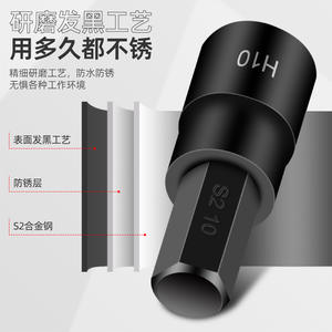 ชุดประแจหกเหลี่ยมแบบมืออาชีพ 107 ชิ้น หัวบิต T30 T40 T50 Torx ขนาด 6.3 มม. 10 มม. 12.5 มม. เกรดอุตสาหกรรม ข้อต่อขนาด 1/4 นิ้ว - Product Image 1