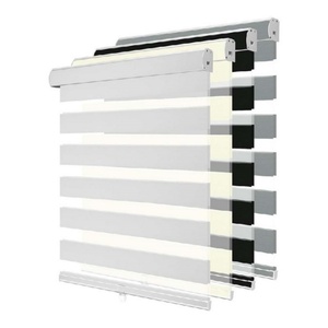 Popular Electric <span class=keywords><strong>Zebra</strong></span> Shade para persianas opacas para el hogar y la habitación con diseño de cebra plisado - Product Image 6