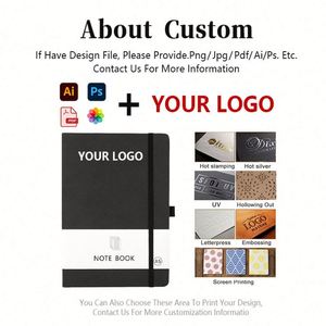 Promotion Gift Customised A4 A5 A6 Hardcover Pu Cover <b>Notebook</b> Printed Leather Pu Leather Cover <b>Diary</b> <b>Notebook</b> - Product Image 3