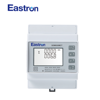 Medidor de Energía Multifunción Trifásico Eastron SDM630MCT con Certificación ETL, Operado por CT, RS485 Modbus, Montaje en Riel DIN