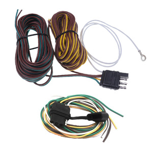 4 Pin Trailer <b>Plug</b> UC1405 25 4FT American Style For Retrofit Upgrade Truck <b>Light</b> Systems - Product Image 1