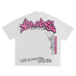 Nueva llegada personalizada marca nombre camiseta ácido lavado pantalones cortos hombres 2 piezas conjunto de verano - Product Image 2