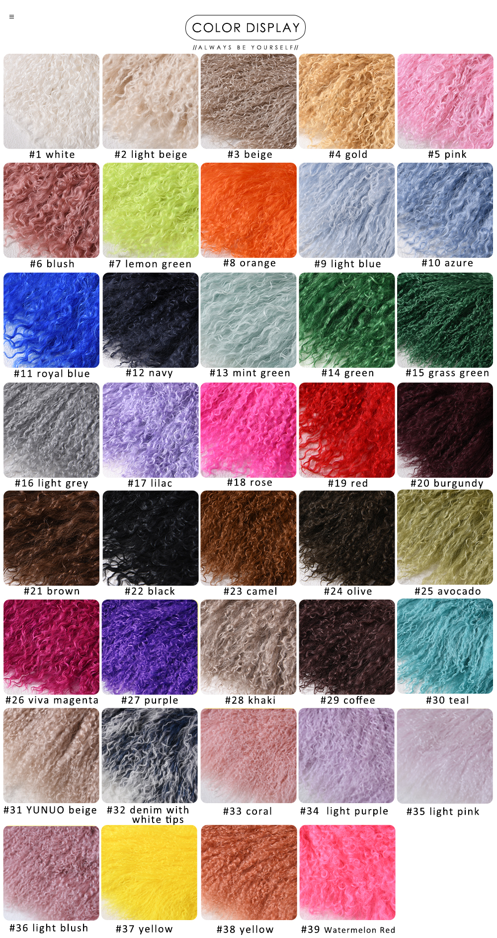 Colori personalizzati