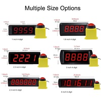 Temporizador Digital LED con Botón de Control para Juegos Populares de Ganxin, Reloj de Desafío de 10 Segundos para Restaurante, Actividades con Descuento de Comida Gratis