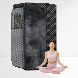 Sauna Portátil Personalizada ZT de Tamaño Completo, Mini Sauna Exterior para 1 Persona, Diseño Plegable Negro, Carpa de Sauna Portátil - Product Image 1