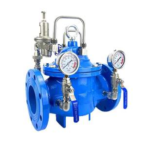 Vannes de réduction de <span class=keywords><strong>pression</strong></span> hydrauliques pilotées personnalisées DN50-DN300 200X (fer ductile) pour le débit d'<span class=keywords><strong>eau</strong></span> des cuisines commerciales - Product Image 1