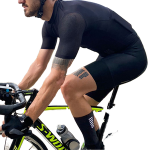 Maillots de cyclisme pour hommes de style nouveau, manches courtes, respirants, séchage rapide, extensible dans les quatre sens, évacuant la transpiration, couleur unie, 220g - Product Image 1