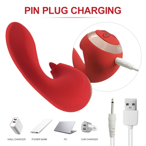 Vibromasseur érotique 10 vitesses vibrant pour le massage du point G Jouet sexuel pour femmes Vibromasseur pour lécher la langue du sexe oral pour adultes Sex Shop - Product Image 4