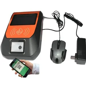 इकट्ठा बिंदु कार्ड मशीन टिकट रीडर वाईफ़ाई भुगतान मशीन के साथ नई बारकोड स्कैनर 2D