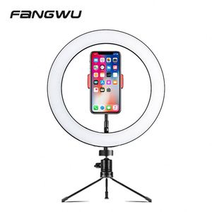 Factory Custom Fill Live Stream Deck 10 Inch Ring Light With Tripod Stand - Product Image 2