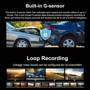 ลดราคาจากโรงงาน กล้องติดรถยนต์ 3-in-1 หน้าจอ IPS 2.0 นิ้ว ความละเอียด 4K Ultra HD พร้อมระบบตรวจจับแรงโน้มถ่วงสำหรับการจอดรถ และ WiFi ในตัว บันทึกภาพ 360 องศา - Product Image 6