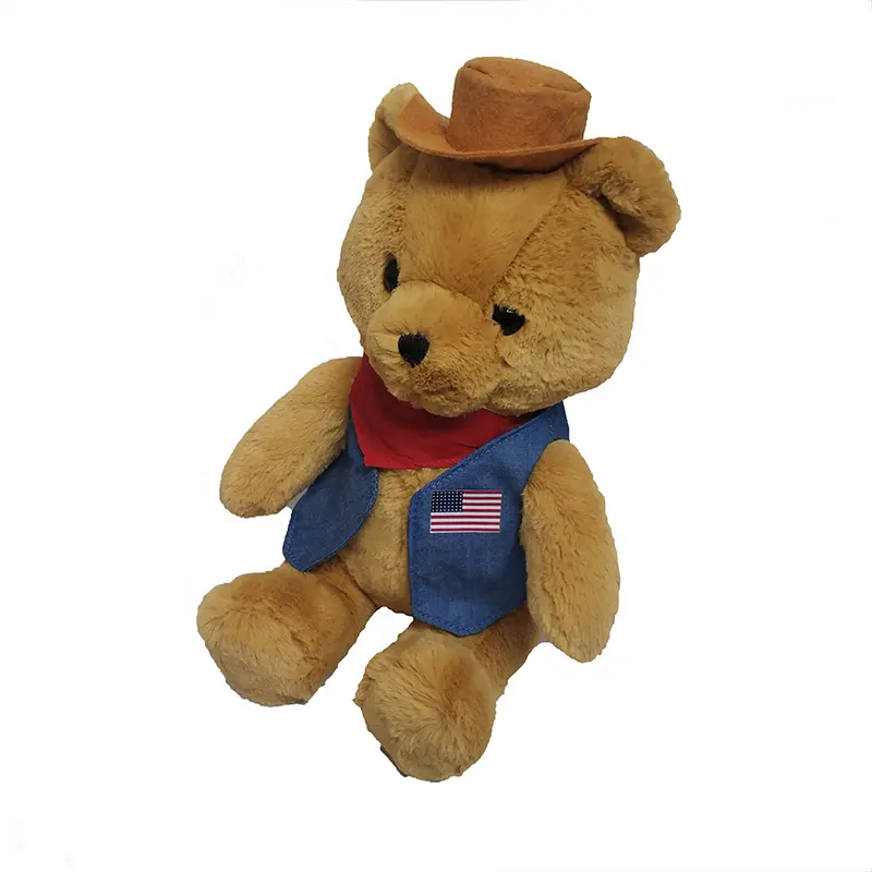 새로운 귀여운 조끼 곰 인형 봉제 장난감 Undershirt 테디 베어 인형 인형 생일 선물 어린이를위한 연례 가장 인기있는 선물
