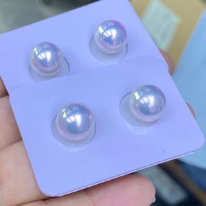 Hạt ngọc trai nước ngọt tự nhiên tròn, chất lượng cao, kích thước lớn 10-11mm, số lượng lớn, dùng làm đồ trang sức tự chế, xuất xứ Từ Châu, Chiết Giang - Product Image 5