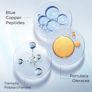 OEM 50mg Deep Repair Colágeno Skincare Peptídeos Liofilizados Cuidados Com A Pele Sensível Blue Ghk-cu <span class=keywords><strong>Copper</strong></span> Peptide Soro Antioxidante - Product Image 4