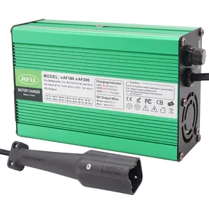库存58.4V 4A Lifepo4电池充电器，适用于16S 51.2V Lifepo4高尔夫球车充电器电池48v电池充电器