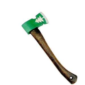 Cây Giáng Sinh Rìu Bán Buôn Tay Cầm Bằng Gỗ Trục Đầu Thép Không Gỉ Chia Hatchet Survival chặt Rìu - Product Image 1
