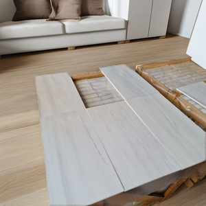 Azulejos de mármol de dolomita Bianco Super White 2024, encimera de cocina Exterior Interior moderna, técnica Natural, villas hechas en el suelo - Product Image 3