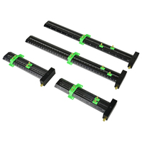 Règle de traçage en T en alliage d'aluminium de précision 190/380 mm pour le travail du bois, avec aiguille en acier, couleur noire industrielle, DIY ODM OEM