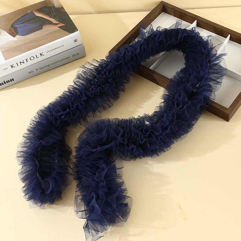 Bleu marine (12cm de large * 6 rangs)