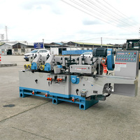 Dégauchisseuse-ébavureuse électrique Weika robuste 15 kW à plusieurs broches, table coulissante 150 mm de largeur d'usinage pour le travail du bois