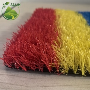 Nhà Máy Tùy Chỉnh 30Mm Cỏ Cỏ Nhân Tạo Vật Nuôi Cỏ Nhân Tạo Thảm Cessiped Cỏ Nhân Tạo Cầu Vồng Cho Các Trường Học Trẻ Em - Product Image 4