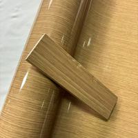 2025 nouveau grain de bois brun mat PS feuille d'estampage à chaud élever les cadres photo avec des textures de bois brun durables réalistes