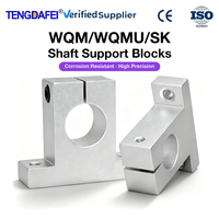 Support d'axe linéaire SK8 SK10 SK12 SK16 SK20 SK25 SK30, support de fixation en forme de T en alliage d'aluminium pour imprimante 3D CNC