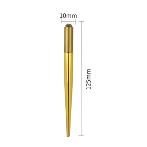 Pluma Manual Dorada para Microblading, Delineador de Cejas y Labios, Herramienta Manual para Maquillaje Permanente - Product Image 5