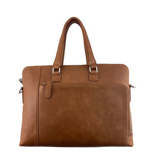 Sacoche d'ordinateur vintage pour ordinateur <span class=keywords><strong>portable</strong></span>, mallette en cuir véritable pour homme - Product Image 1