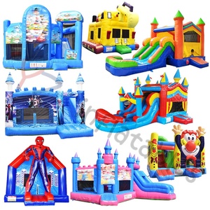 מגלשת טירה מתנפחת לילדים, בית בועות מתנפח למסיבות ילדים - Product Image 3