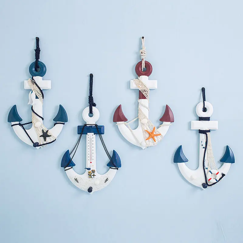 Huaqi DE0101 mediterranean home decor model ship nautical crafts anchor boat decor