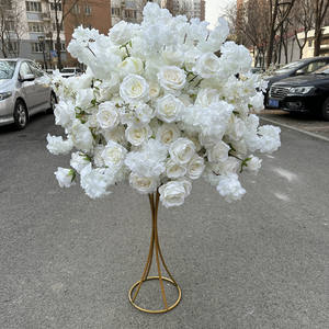 IFG לבן משי תליית פרח כדור חתונה סידורי - Product Image 5