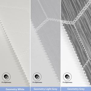 ستائر نوافذ مخصصة جاهزة من قماش واقي من الشمس، ستائر نوافذ شبه معتمة آلية، ستائر دوارة للمكاتب والفنادق - Product Image 5