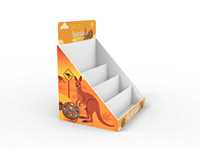 Présentoir de Comptoir Personnalisé en PVC pour Biscuits, Snacks, Croustilles, Gâteaux, Pain, Bonbons et Cookies – Idéal pour Supermarchés et Magasins de Détail
