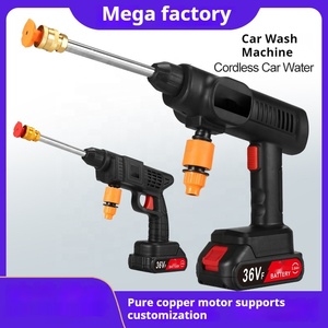 Pistolet à eau sans fil de qualité industrielle haute puissance 1800W pour lavage de voiture avec batterie au lithium portable D0022, pistolet à pulvérisation puissant - Product Image 6
