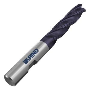 KRINO - 240242800 HSS-CO 8% Fraises à quatre cannelures TIALN avec queue de Weldon pour la finition de longues séries de FORETS - Product Image 3