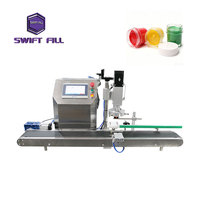 Machine de bouchage semi-automatique électrique à servo-moteur pour pots de miel et confiture, avec contrôle par écran tactile et étanchéité précise à micro-niveau