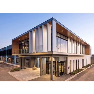 Fabrik-Lieferung Vorgefertigte Stahlkonstruktion Kommerzielle Lagerhalle Vorgefertigtes Metall-Einkaufszentrum Modernes Gebäude - Product Image 4