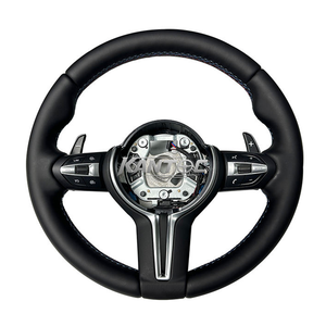 Volante de cuero <span class=keywords><strong>M</strong></span> Performance Volante apto para BMW F30 F10 F32 F10 F20 F07 F01 <span class=keywords><strong>E46</strong></span> E60 E90 M3 M4 M5 - Product Image 2